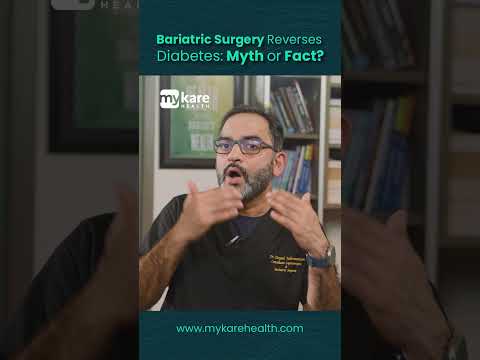 Bariatric Surgery Reverses Diabetes Myth or Fact | Mykare Health