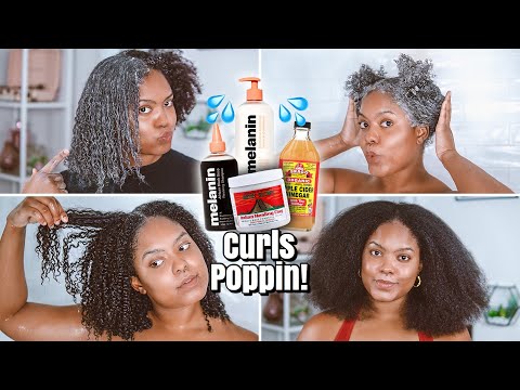 How To Fix Dry Damaged Natural Hair + Melanin Haircare Review!!