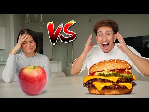 HEALTHY VS JUNK FOOD CHALLENGE!!