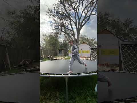 Me, jumping on the trampoline 2 (: