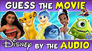 Guess the "DISNEY MOVIE BY THE AUDIO" QUIZ! 🎬 | CHALLENGE/ TRIVIA