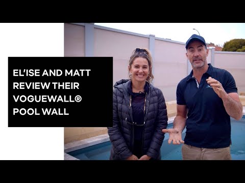 El'ise and Matt review their DIY VogueWall PoolWall | ModularWalls