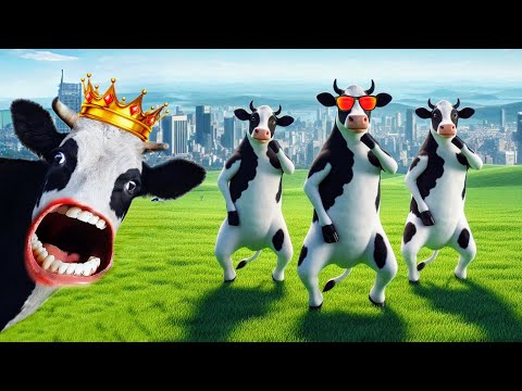 FUNNY COW DANCE × COFFIN DANCE SONG 5│Cow Song & Cow Videos 2024 | Cow dance mix | funny dancing cow