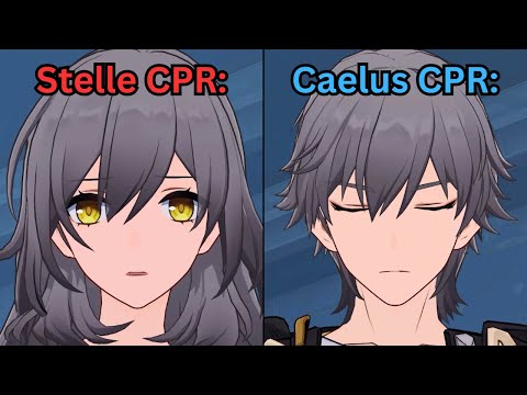 Caelus vs Stelle "Mouth-to-mouth CPR" to Dan Heng..