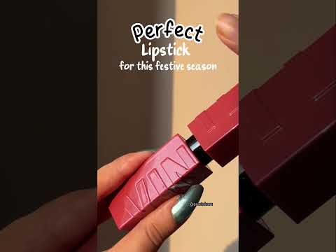 #maybelline #vinylink #affordablelipstick #festivemakeup #exploremore #trendingshorts #fyp