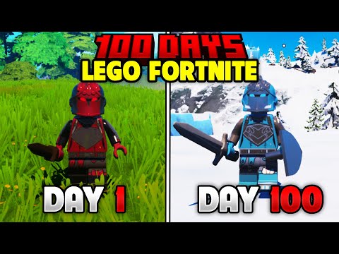 I Survived 100 DAYS In Lego Fortnite