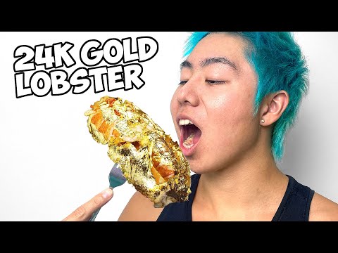 Eating A 24K Golden Lobster ft. ZHC