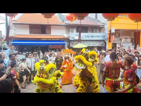 醒狮拜年2025 lion dance