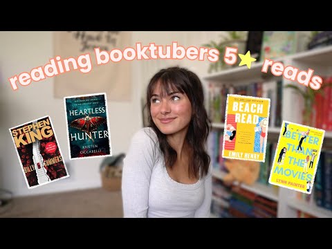 Reading booktubers 5 star⭐️ reads for a week | why did I not read these sooner... READING VLOG