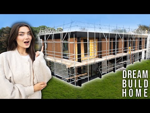 It's FINALLY Looking Like A House... My ULTRA MODERN Home Build!