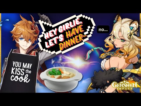 Childe JP VA COOKS Hotpot while PULLING for C2 XILONEN (Almost Went WRONG) | Genshin Impact ENG SUB