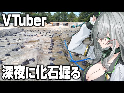 深夜に労働する私をみんながお布団の中から眺める配信【 DinosaurFossilHunter VTuber 河崎翆 ゲーム実況 】