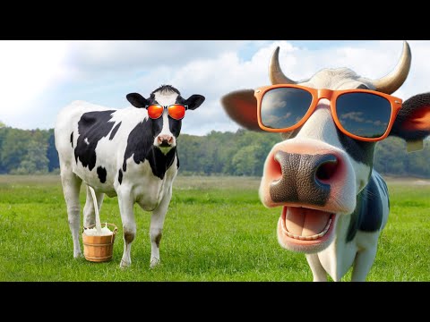 FUNNY COW DANCE 17│ Cow Song & Cow Videos 2024 | Cow dance mix | funny dancing cow | gay | cow music