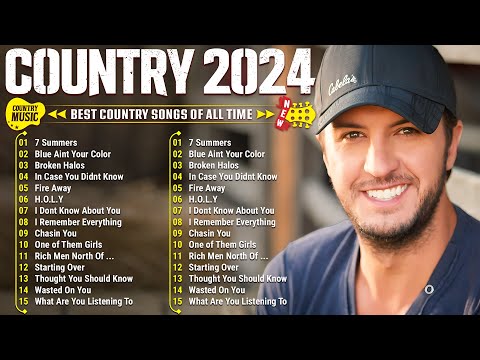 Country Music Playlist 2024 - Luke Bryan, Luke Combs, Chris Stapleton, Jason Aldean, Morgan Wallen