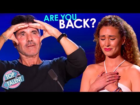 BGT Contestants That Came Back Years Later on AGT! Simon Was SHOCKED!