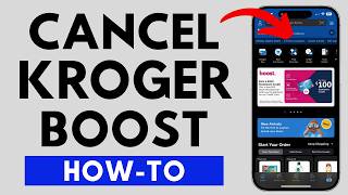 How to Cancel Kroger Boost Membership - Cancel Kroger Delivery Subscription