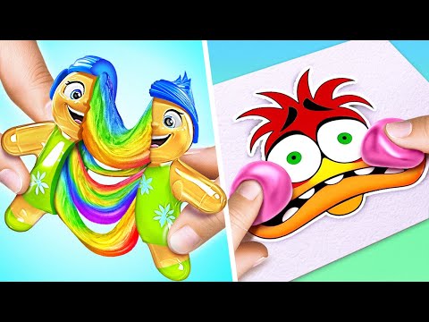 Joy Rainbow Squish! 😱🌈 *Best INSIDE OUT 2 Game Book *