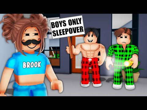 I Stayed OVERNIGHT At A BOYS ONLY Sleepover In ROBLOX SNAPCHAT!!