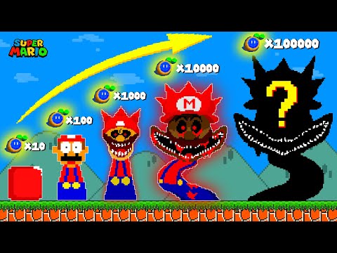 Every Seed Make Mario Become MARIO MONSTER STRONGEST | Evolution of Mario