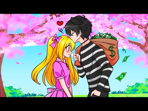 I Fell In LOVE with a CRIMINAL in Gacha Life...