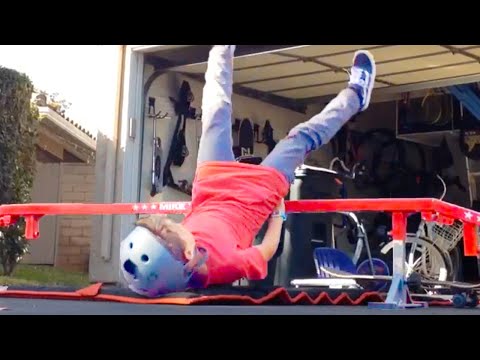 SKATEBOARDER FALLS ON RAIL! | FUNNY FAILS