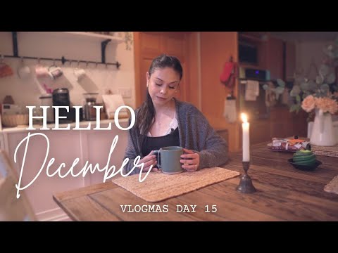 Hello December | how to cope with darker days - cozy Christmas movies, working from home, hosting