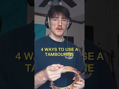 4 ways to use a tambourine… #tambourine #percussion #indiemusician #musician #musicproduction