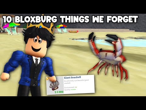 10 THINGS in BLOXBURG WE FORGET ABOUT