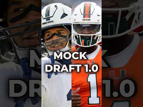 2025 NFL Draft: Jackson Durham's Mock Draft 1.0 #nfl #nflnews #nfldraft #mockdraft #shorts