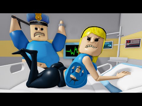 BARRY'S WOMAN PREGNANT in BARRY'S PRISON RUN! New Obby (#Roblox)