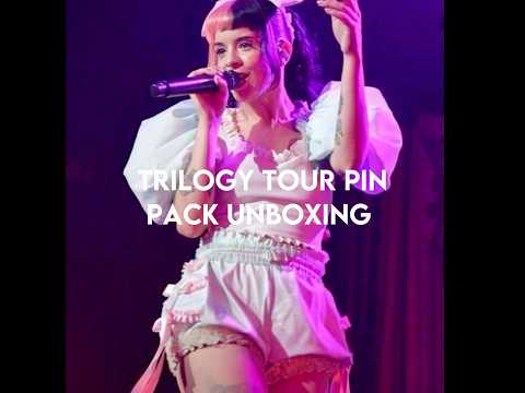 trilogy tour pin pack unboxing #music #melaniemartinezsongs #edit #trilogytour #k12 #crybaby #portal