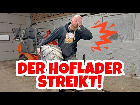 Jetzt streikt auch noch der Hoflader 🤯🤯🤯  - FarmVLOG#1044