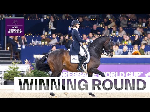 All hail Hermes and Dinja! 🙌 |  FEI Dressage World Cup™ Mechelen