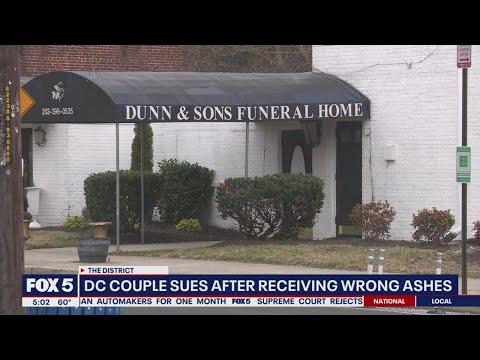 DC parents sue funeral home after receiving baby's wrong ashes