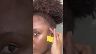 #reggae #4bhairtexture #naturalhair #wetlinextremegel  How to do a wash and go updo with 4b/4c hair