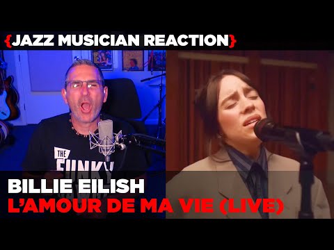 Jazz Musician REACTS | Billie Eilish "L'Amour De Ma Vie" (live) | MUSIC SHED EP429