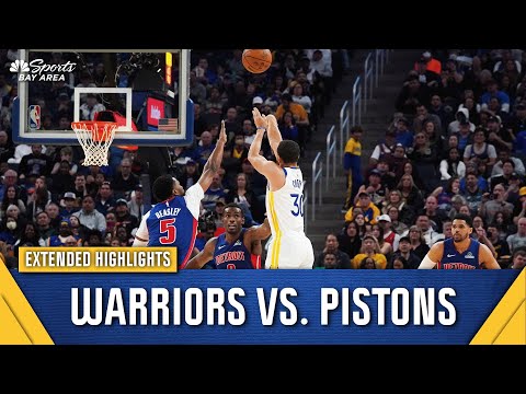 Warriors vs Pistons highlights: Top plays from Golden State’s 115-110 win | NBC Sports Bay Area