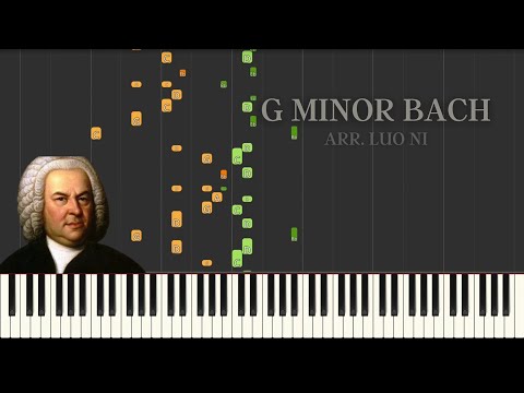 G Minor Bach - Arr. Luo Ni | Piano Tutorial