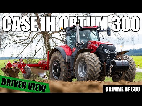 CASE IH OPTUM 300 CVX & Grimme BF 600 | GoPro/driver view