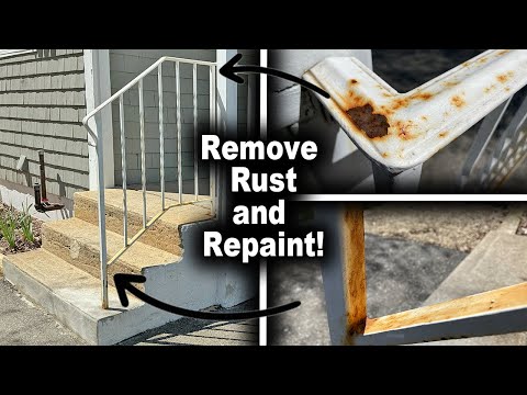 How to Prep and Paint Rusty Metal Railings