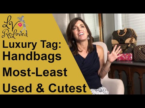 Luxury TAG: Most Used, Least Used, Cutest Handbags - Louis Vuitton Collection & Model Shots