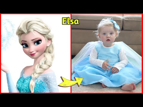 Frozen 1 & Frozen 2 Movies As Baby In Real life & Guess The Voice & Song | Elsa, Anna, Olaf