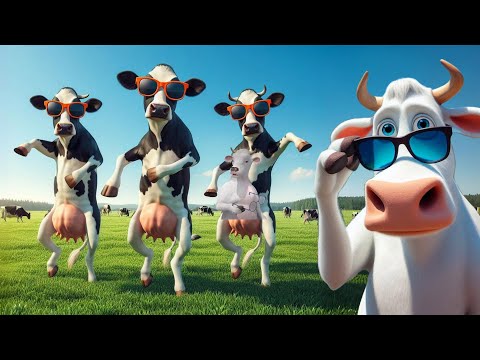 FUNNY COW DANCE 16│Cow Song & Cow Videos 2024 | Cow dance mix | funny dancing cow | gaiya