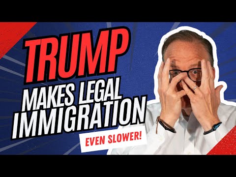 🇺🇸 Trump Makes Legal Immigration Even SLOWER!