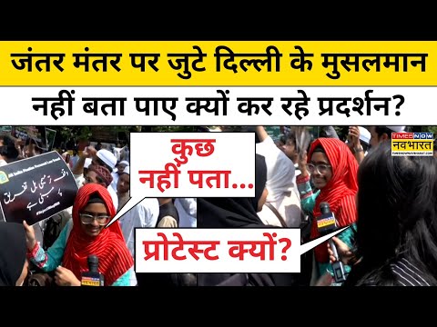 Delhi Muslims Protest: Jantar Mantar पर जुटी Muslims की भारी भीड़ क्या बोली?|AIMPLB|Waqf Bill