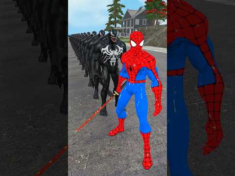 Spider Man Sword vs Venom 3 #spiderman #gta #sword