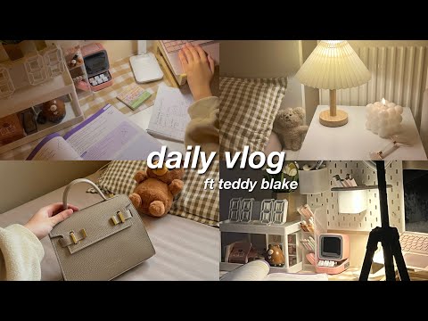 daily vlog 🥠| packing my bag,nature walk,studying + more