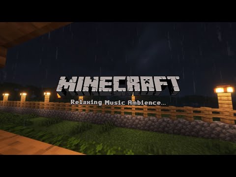 rainy day... relaxing minecraft music while it's raining ambience.