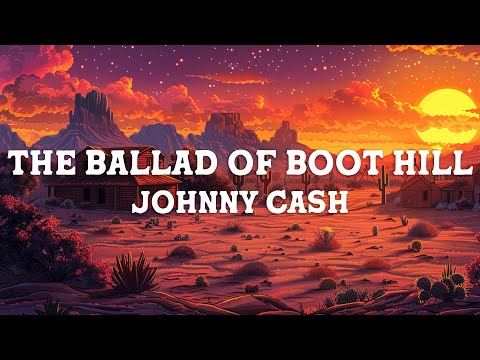 Johnny Cash - The Ballad of Boot Hill (Lyrics)