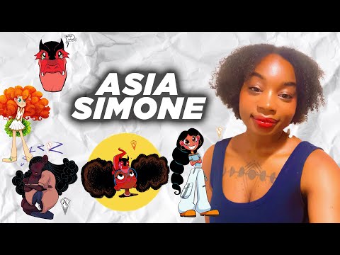 Artist ASIA SIMONE on Cartoons, Drawing Moon Girl, and Navigating the Comic Industry